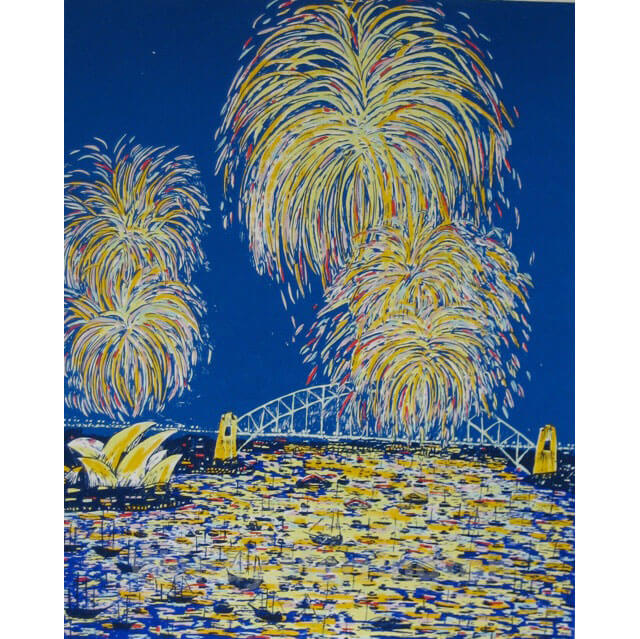 Australia Celebration 86/69cm, Limited edition Silkscreen print