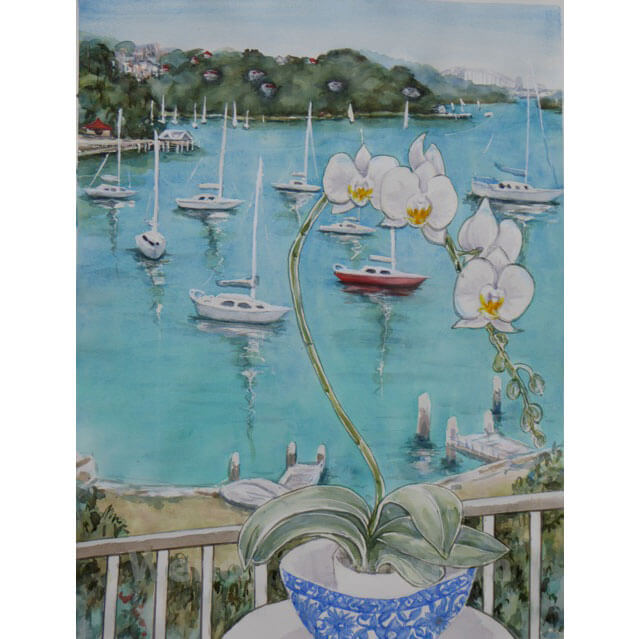 Sydney Summer Days, Watercolor,56/76cm